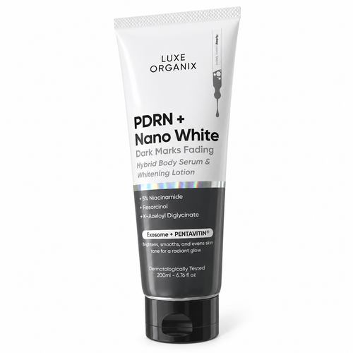 PDRN + Nano White Dark Marks Fading Hybrid Body Serum & Whitening Lotion 200ml