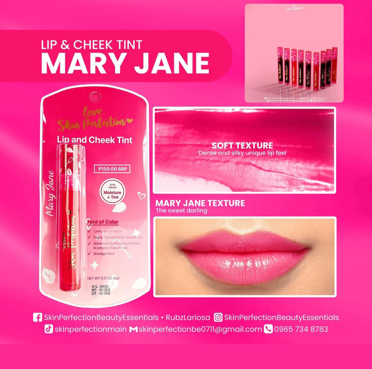 Lip & Cheek Tint Mary Jane