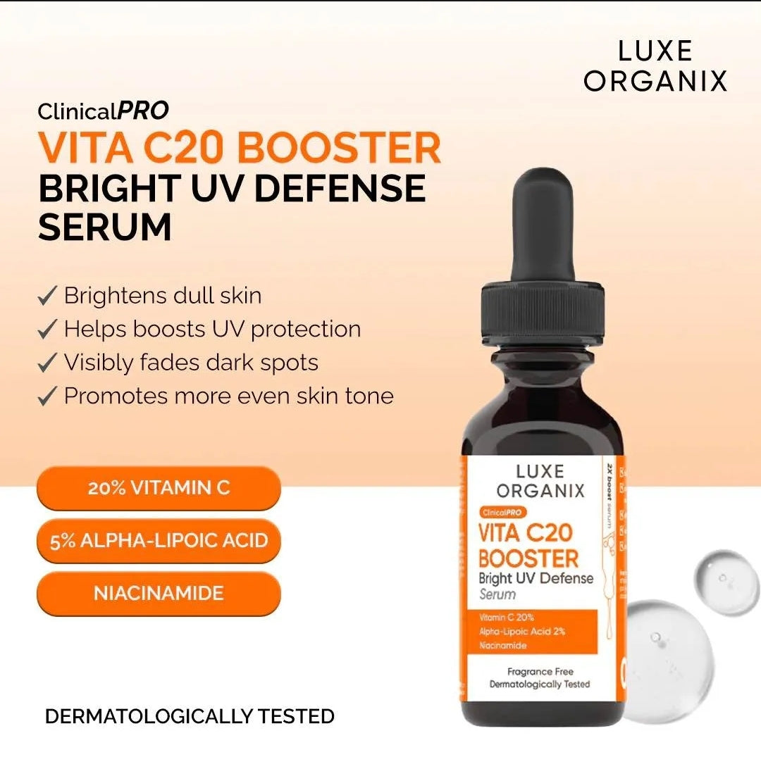 ClinicalPRO Vita C20 Booster Bright UV Defense Serum