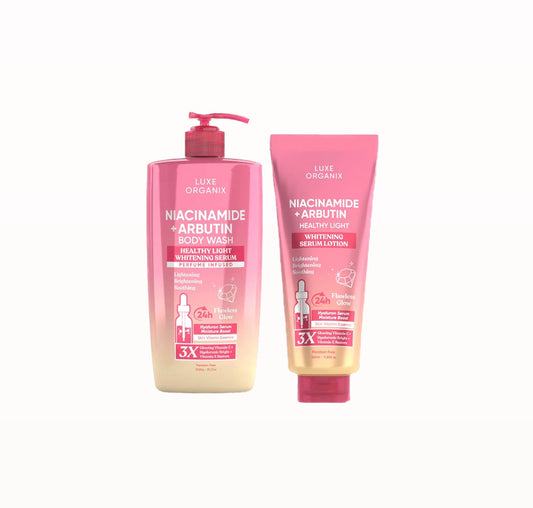 Niacinamide Body Wash 1000g & Niacinamide Arbutin Lotion 350ml