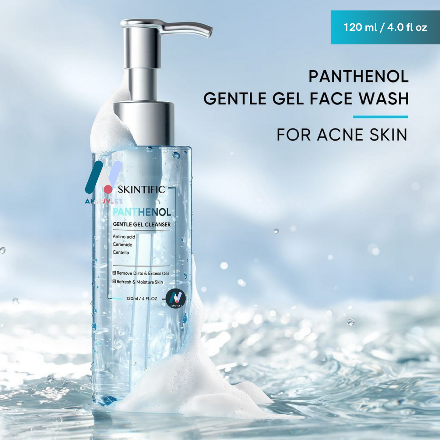 Panthenol Gentle Gel Cleanser 120ml