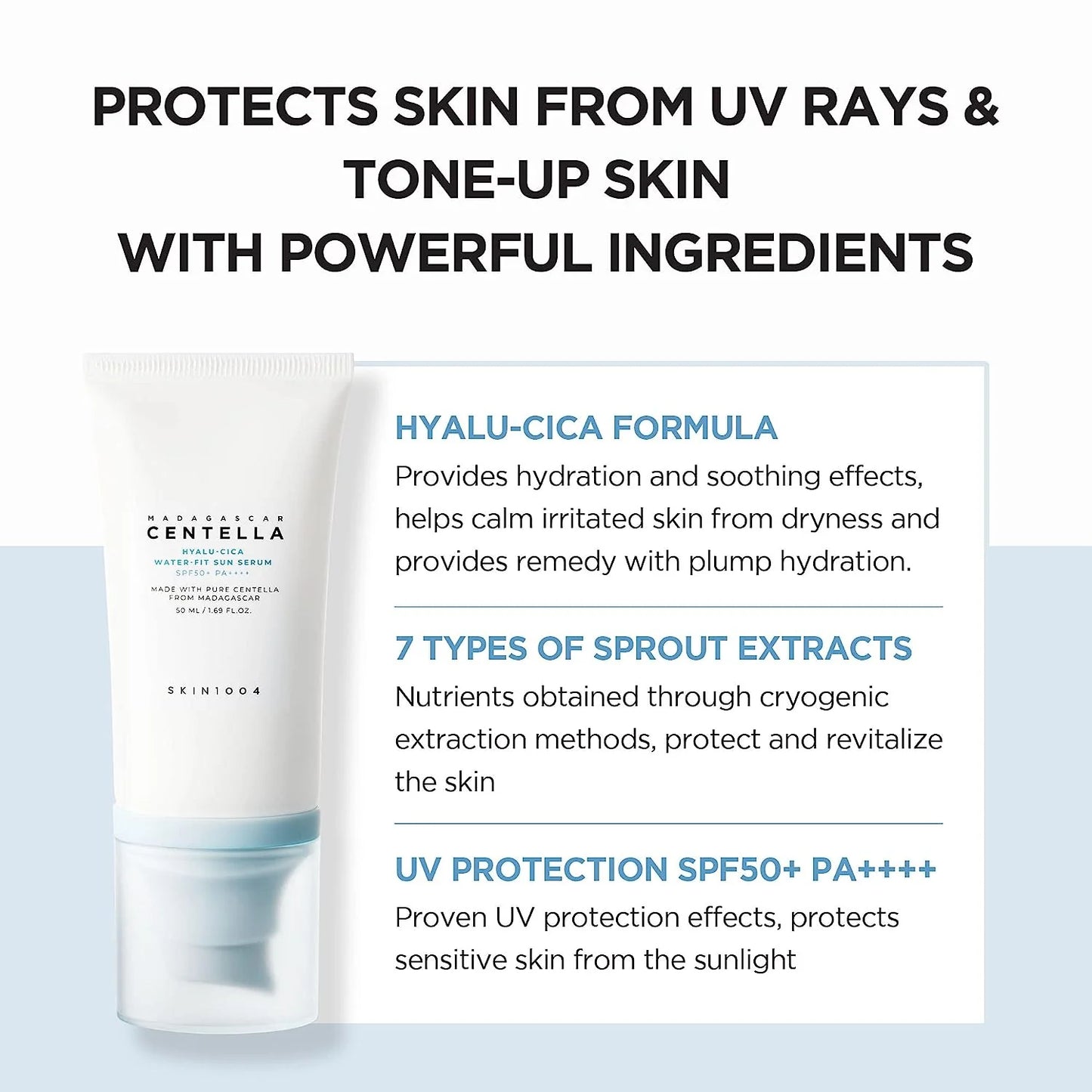 Centella Hyalu-CICA Water-Fit Sun Serum (SPF 50+ PA++++) Mini Size 15ml
