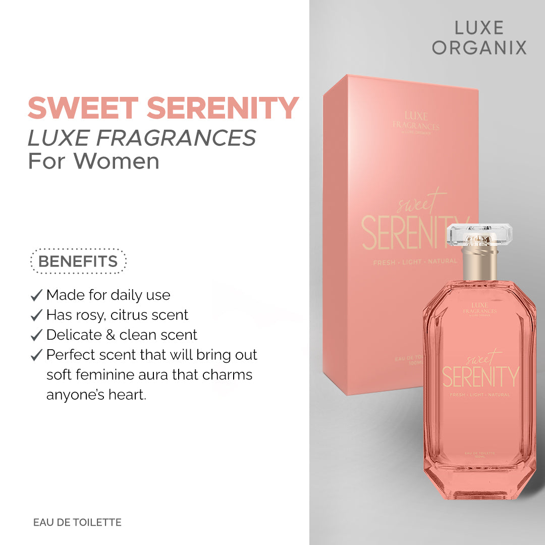 Sweet Serenity Luxe Fragrances 100ml