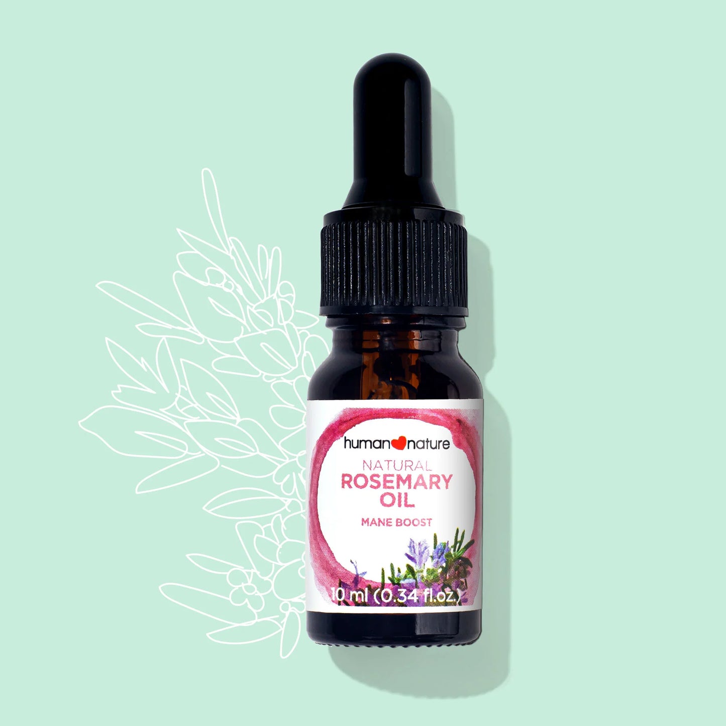 100% Natural Rosemary Oil Mane Boost 10ml