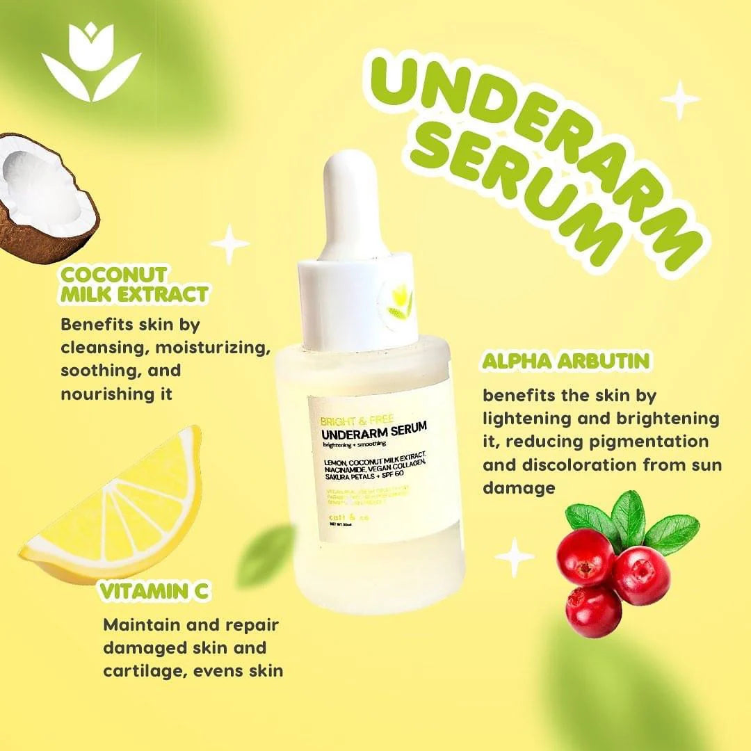 Bright & Free Underarm Serum 30ml