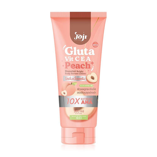 Gluta Vit CEA Peach Booster Bright Body Serum SPF 15 PA++ 330ml