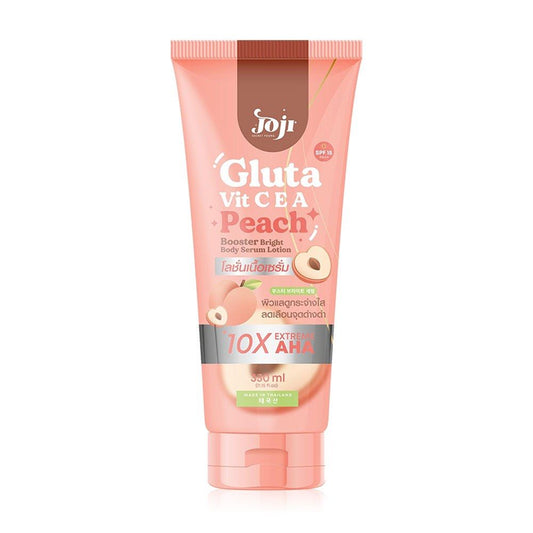 Gluta Vit CEA Peach Booster Bright Body Serum SPF 15 PA++ 330ml