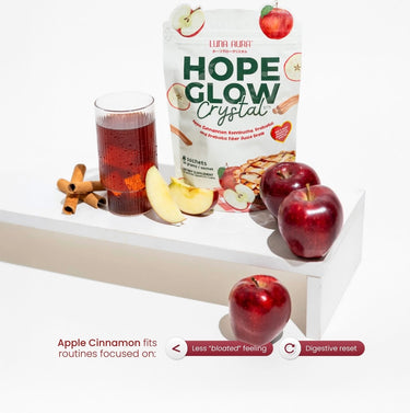 Translation missing: en.Hope Glow Crystal Apple Cinnamon Prebiotic Juice (8 Sachets)