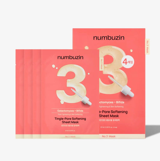 No.3 Tingle-Pore Softening Sheet Mask (5ea)