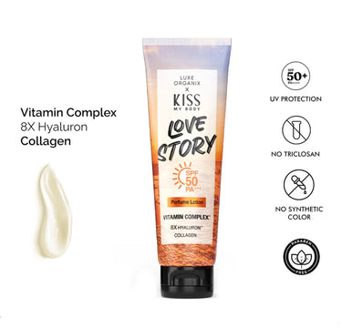 Translation missing: en.Kiss My Body Love Story Perfume Lotion Spf 50 Pa+++ 200g