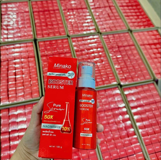 Booster Serum Niacinamide 10% (Hya,Gluta,Retinol) 100g