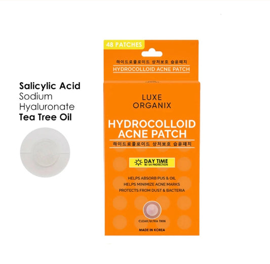 Hydrocolloid Acne Patch Day Time W/ UV Protection 48 Patches