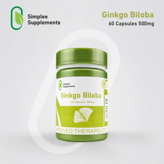 Ginkgo Biloba (60 Capsules, 500 mg)