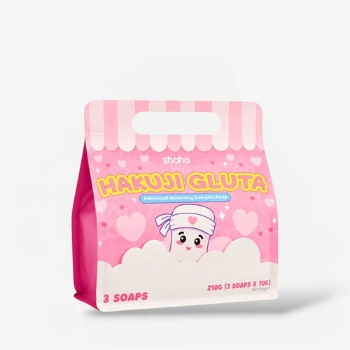 Hakuji Gluta Bleaching Soap 210g (3 x 70g)