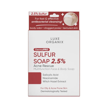 Translation missing: en.Dermapro Sulfur Soap 2.5% Acne Rescue (Multifunction Face &amp; Body Soap) 80g