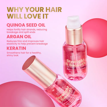 Translation missing: en.Straight &amp; Smooth UV Protection 3x Anti-Frizz &amp; Breakage Argan Oil + Keratin + Quinoa Seed Oil 60ml