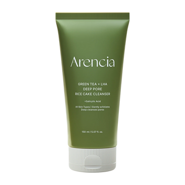 Translation missing: en.Green Tea + LHA Deep Pore Rice Cake Cleanser + Salicylic Acid 150g