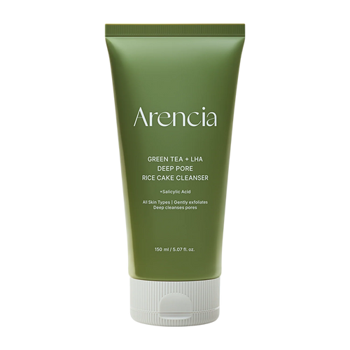 Green Tea + LHA Deep Pore Rice Cake Cleanser + Salicylic Acid 150g