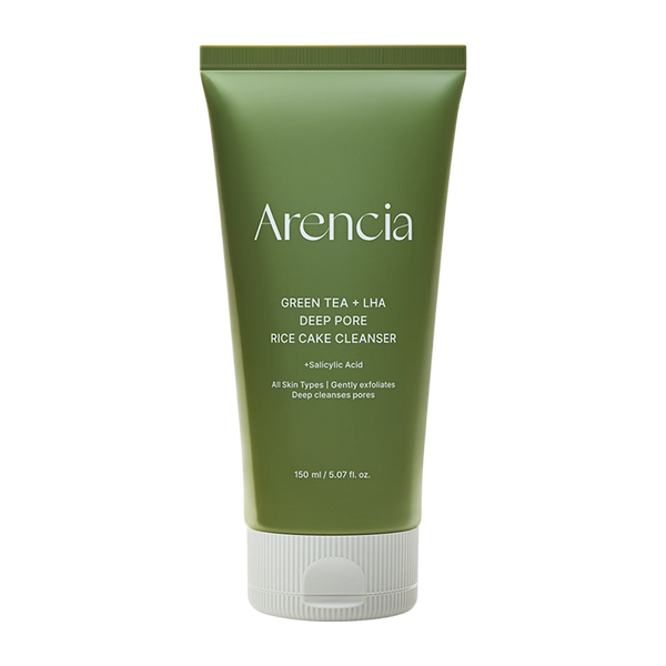Green Tea + LHA Deep Pore Rice Cake Cleanser + Salicylic Acid 150g