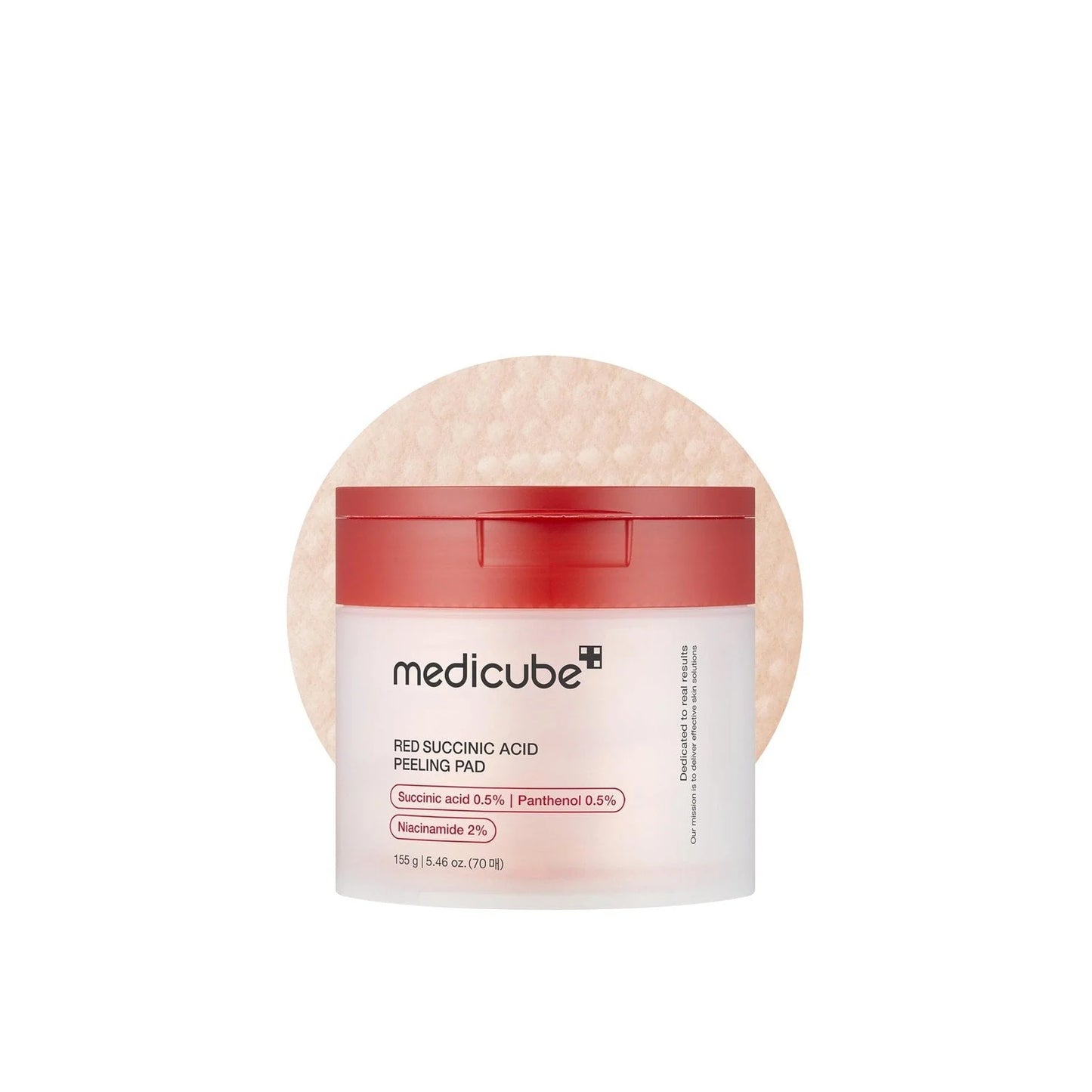 Red Succinic Peeling Pad  (70EA) 155G