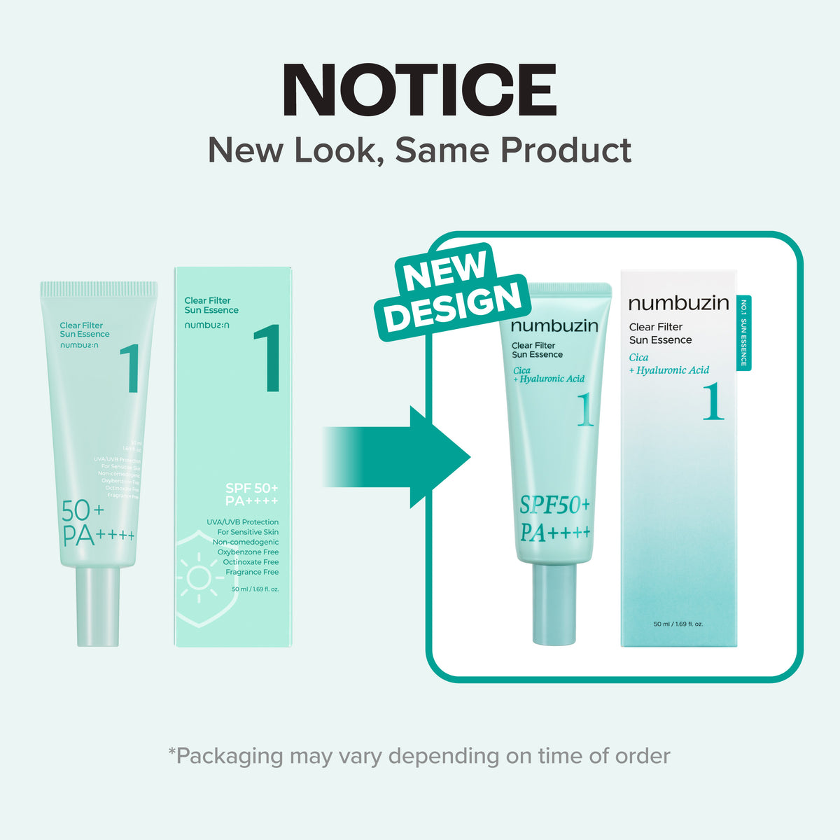 No.1 Clear Filter Sun Essence 50ml