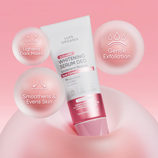 Active Dry Whitening Serum Deodorant Underarm Rescue Tone Correct + Brightening 50g