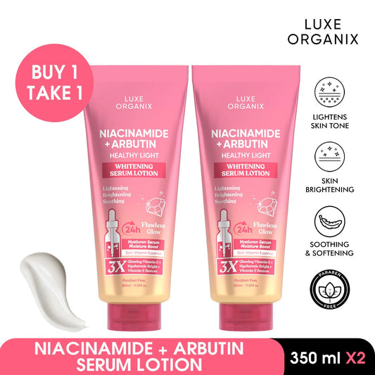 Niacinamide and Arbutin Healthy Light Whitening Serum Lotion Buy 1 Take 1 350ml