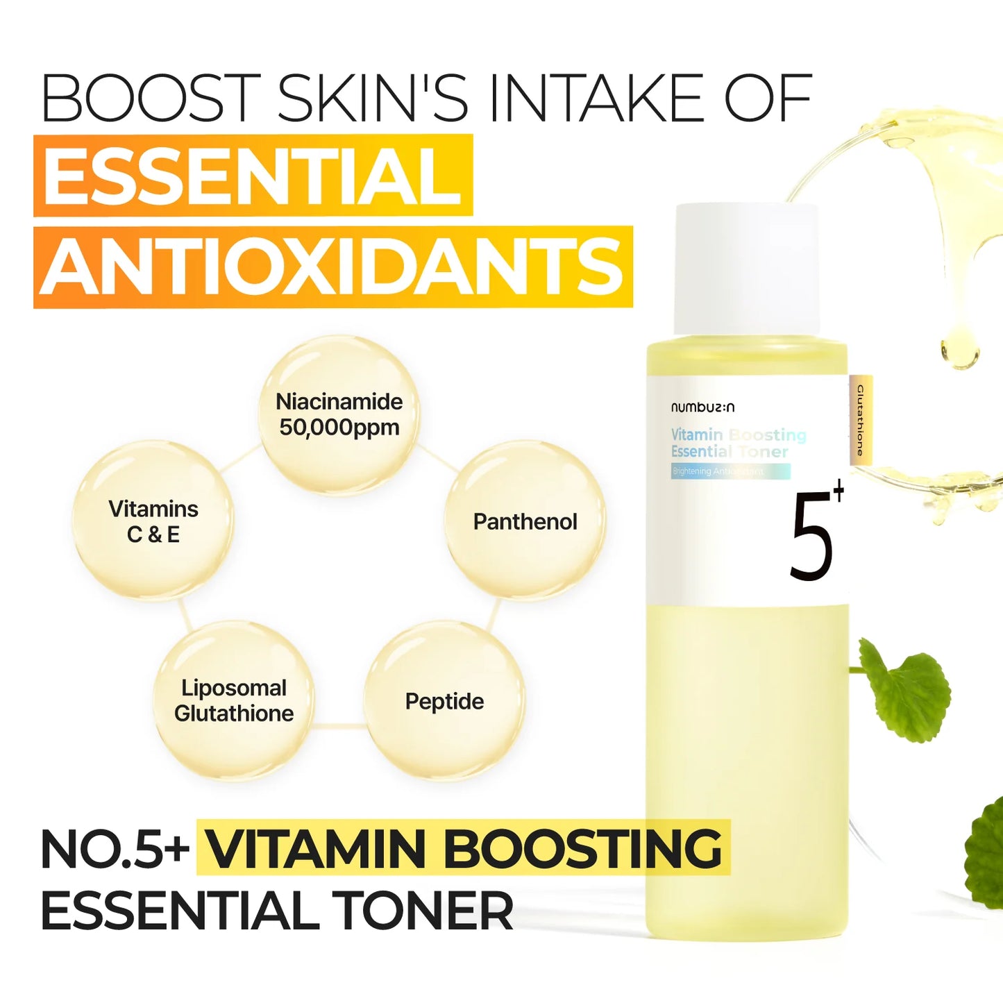 No.5 Vitamin Boosting Essential Toner 200ml