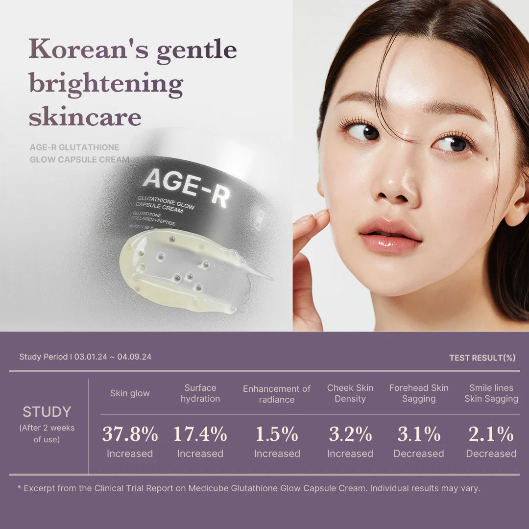 AGE-R Glutathione Glow Capsule Cream 50ml