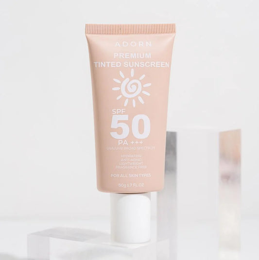 Premium Tinted Sunscreen (Temporary Packaging) New Formulation 50g