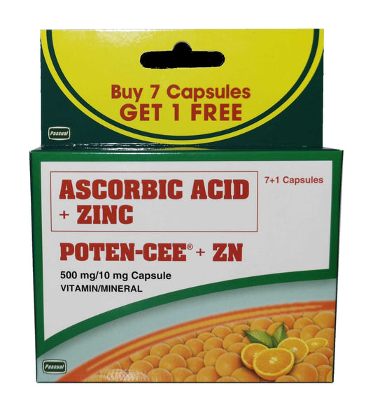 Ascorbic Acid + Zinc (7 + 1 Capsules)