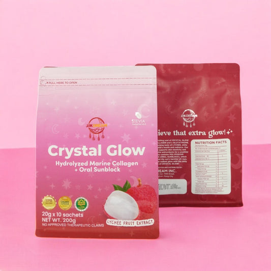 Crystal Glow Lychee Fruit Extract  (10 Sachets)