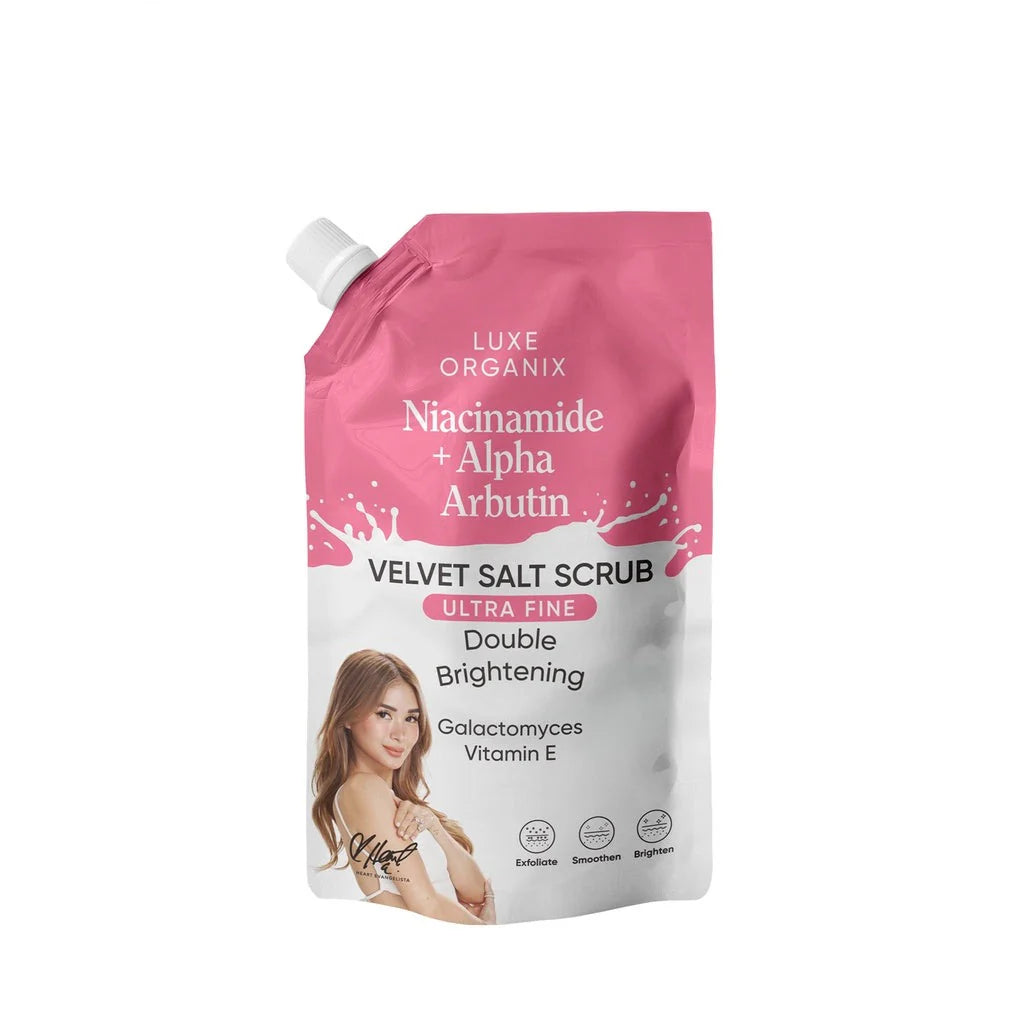 Niacinamide and Alpha Arbutin Velvet Shower Salt Scrub 300g