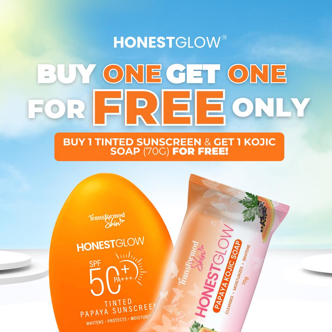 Buy One Tinted Sunscreen & Get One Kojic Soap 70g For Free