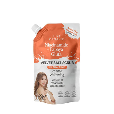 Translation missing: en.Niacinamide + Papaya Gluta Velvet Salt Scrub 300g