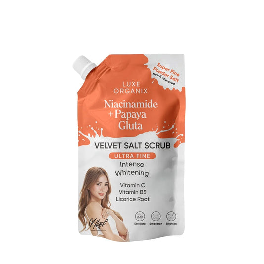 Niacinamide + Papaya Gluta Velvet Salt Scrub 300g