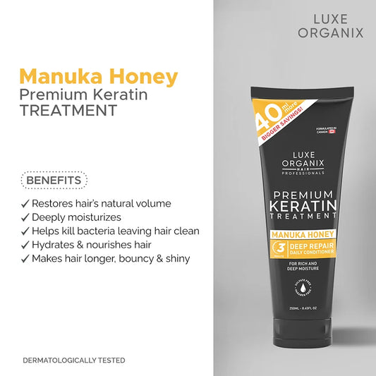 Premium Keratin Treatment Manuka Honey Conditioner 250ml