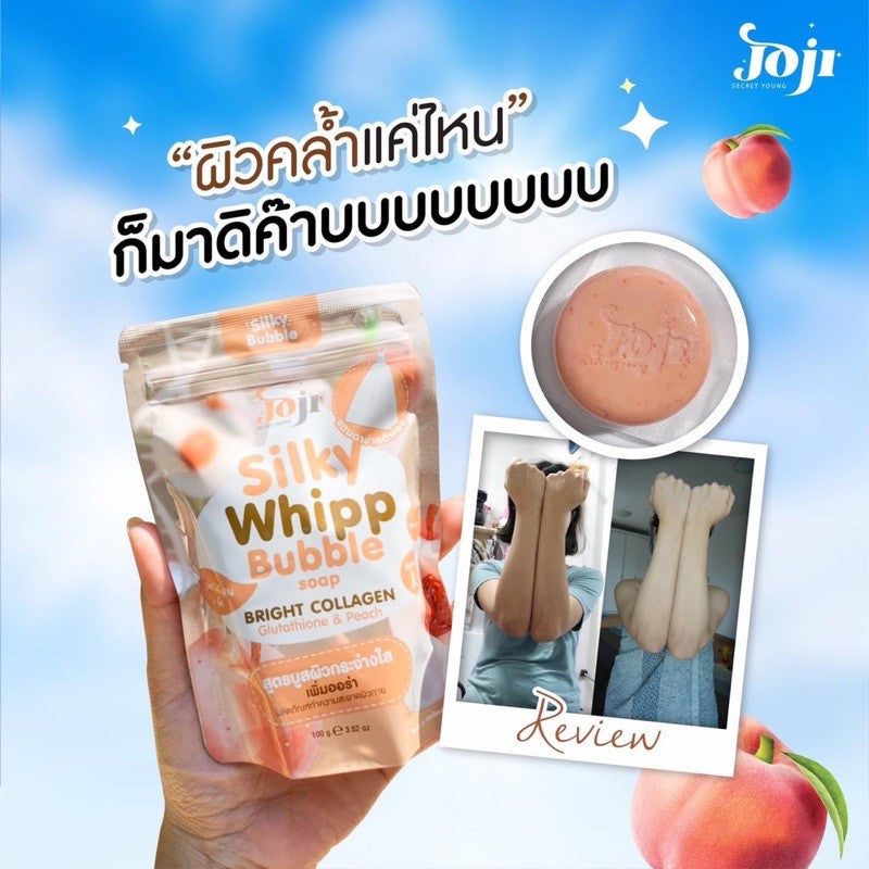 Silky Whipp Bubble Soap Bright Collagen 100g