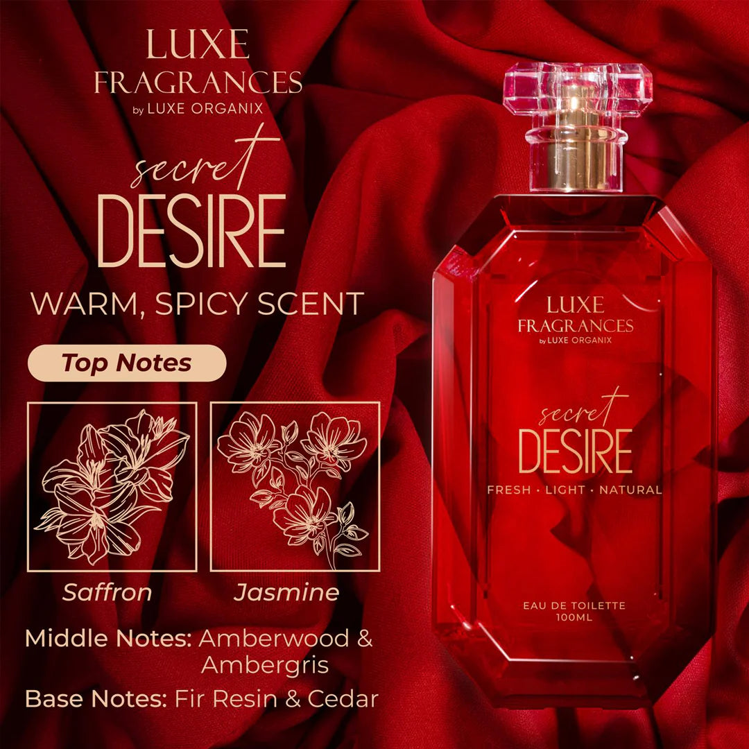 Secret Desire Luxe Fragrances 100ml