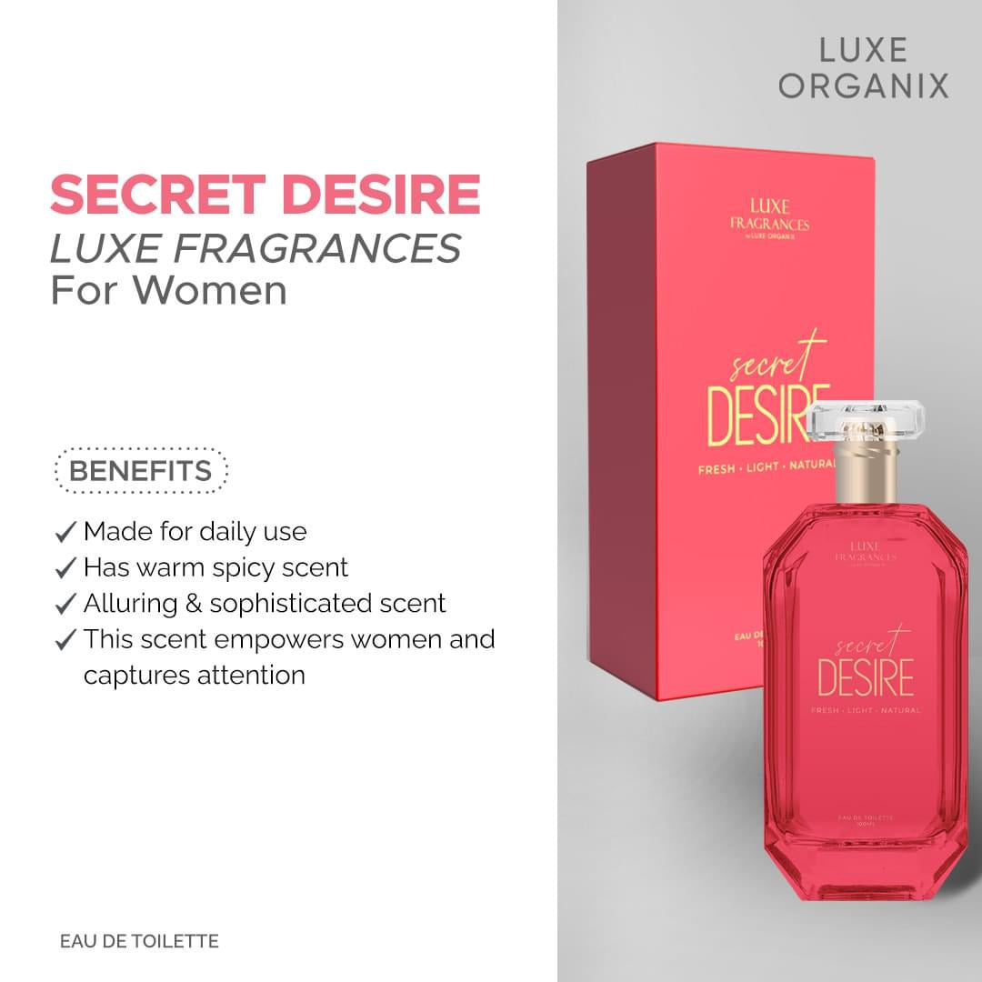 Secret Desire Luxe Fragrances 100ml