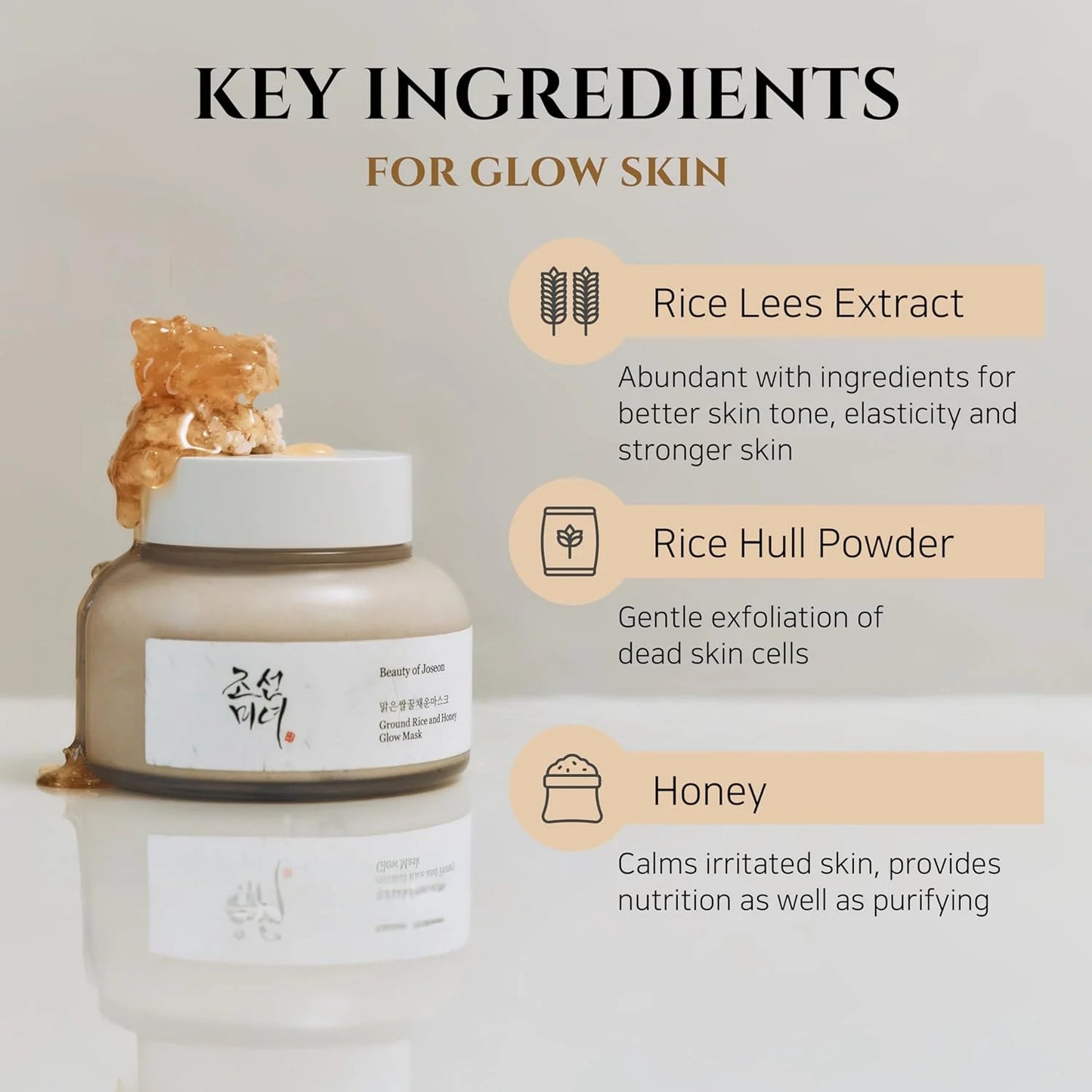 Ground Rice And Honey Glow Mask 150ml