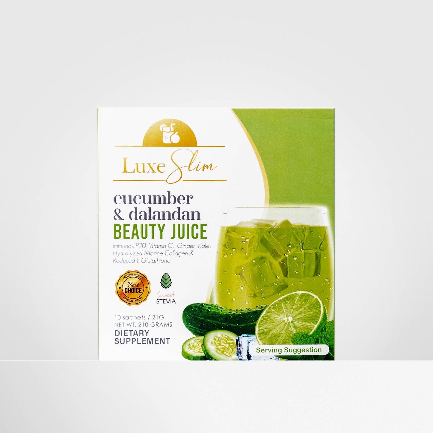 Cucumber and Dalandan Beauty Juice (10 Sachets)