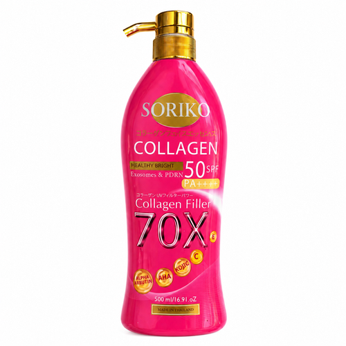 Soriko Collagen Healthy Bright Collagen Filler 70X SPF50 PA++++ 500ml