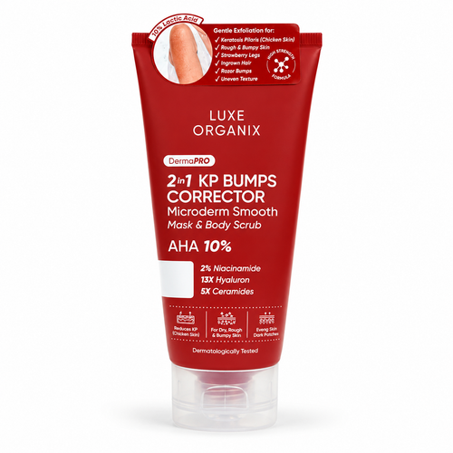 DermaPRO 2-in-1 KP Bumps Corrector Microderm Smooth Mask & Body Scrub AHA 10% 200ml