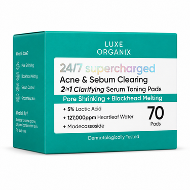 Translation missing: en.24/7 Supercharged Acne &amp; Sebum Clearing 2-in-1 Clarifying Serum Toning Pads
