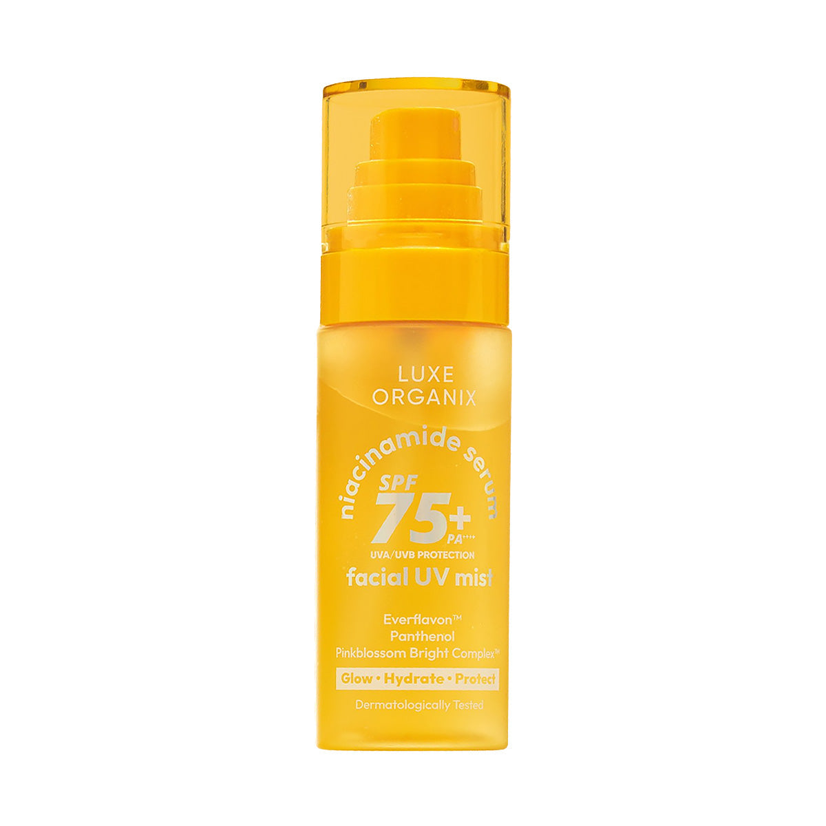 Luxe Organix Sun Niacinamide Serum SPF 75+ PA++++ Facial UV Mist 80ml