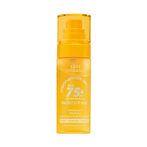 Luxe Organix Sun Niacinamide Serum SPF 75+ PA++++ Facial UV Mist 80ml
