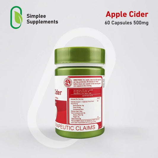 Apple Cider (60 Capsules, 500 mg)